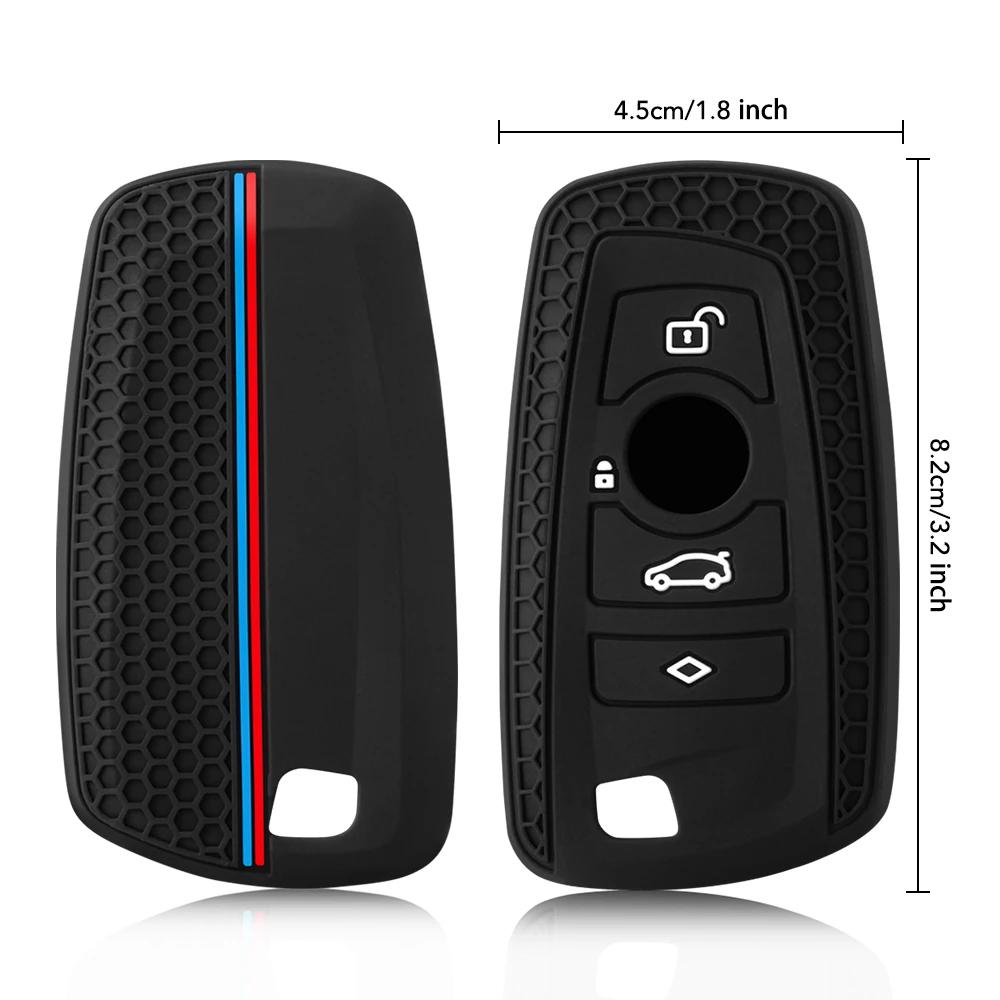 Soft Car Remote Key Case Cover Fob For BMW F20 F30 G20 F31 F34 F10 G30 F11 X3 F25 X4 I3 M3 M4 1 3 5 Series Shell Accessories