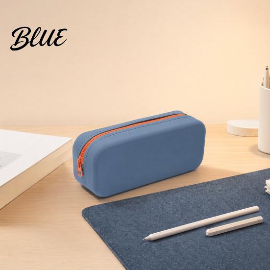Minimalist Pencil Case Silicone Case Soft Pen Bag