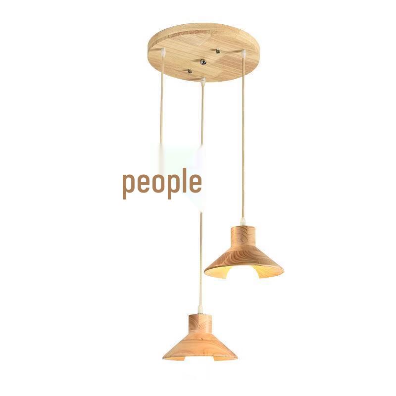 OEING Solid Wood Art Pendant Light