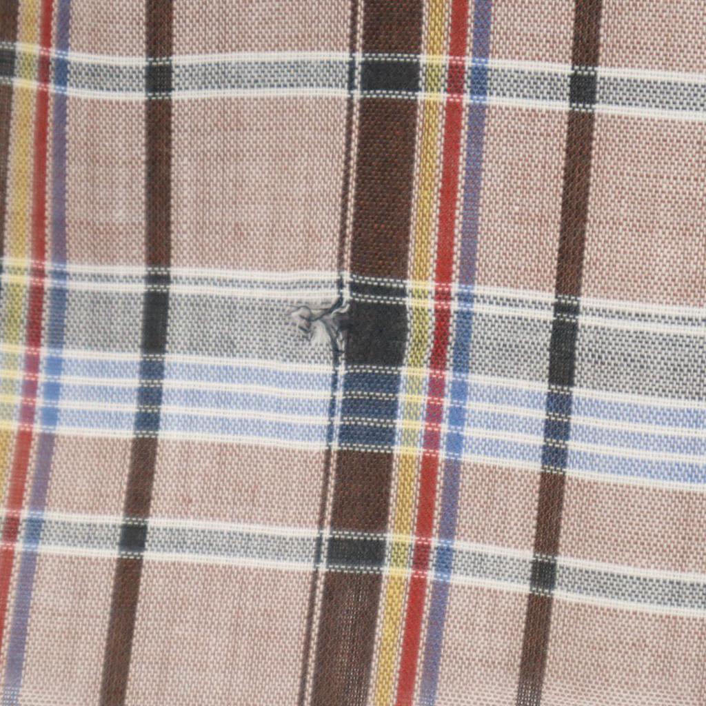 Levi's 70s Vintage Check Pattern Long Sleeve Shirt Brown Men's Used