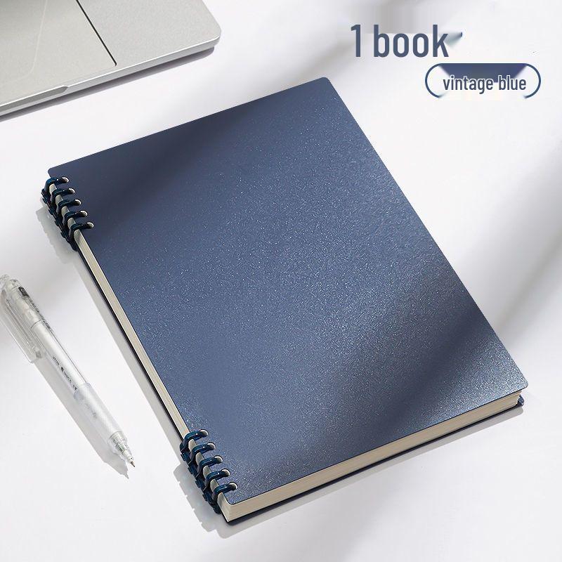 B5 Vintage High-Value A5 Notebook: Hand-Friendly, Extra Thick, Detachable - Ideal for Students and Postgraduates