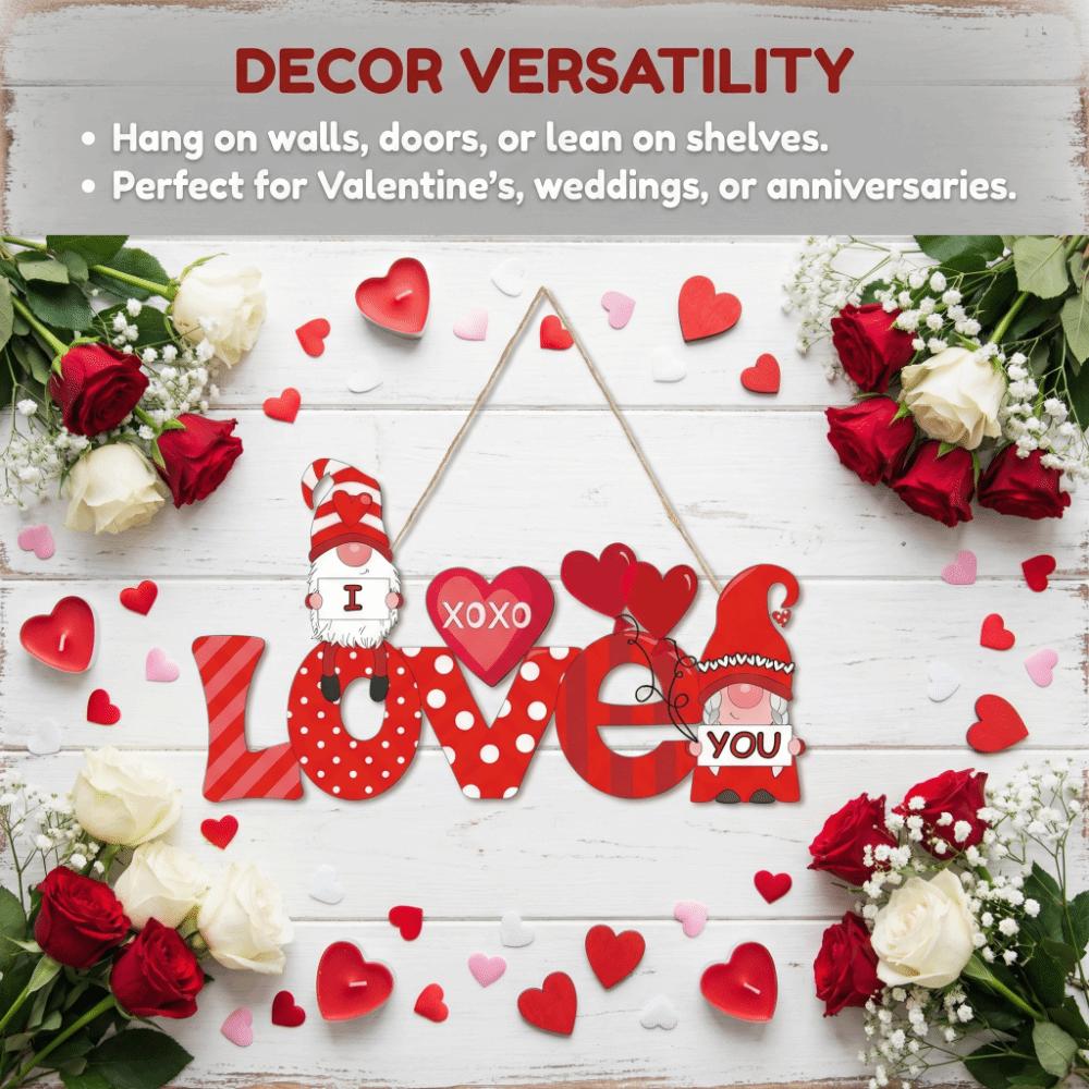 Exquisite Love Door Pendant Creative Valentine's Day Hanging Love Wall Hanging Home Decoration