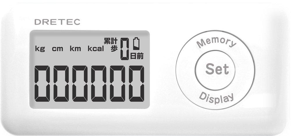 

dretec Шагомер Xyliwalker с 3D-датчиком ускорения и дисплеем сжигания калорий, Мятный, H-231WT