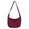 Fashionable and Minimalist Nylon Shoulder Bag High Capacity Women's Crossbody Messenger Leisure Versatile Purses Totes Hobos Bag