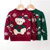 New Children's Christmas Sweater Collection: Girls' and Boys' Autumn/Winter Cartoon Pullover Knitwear