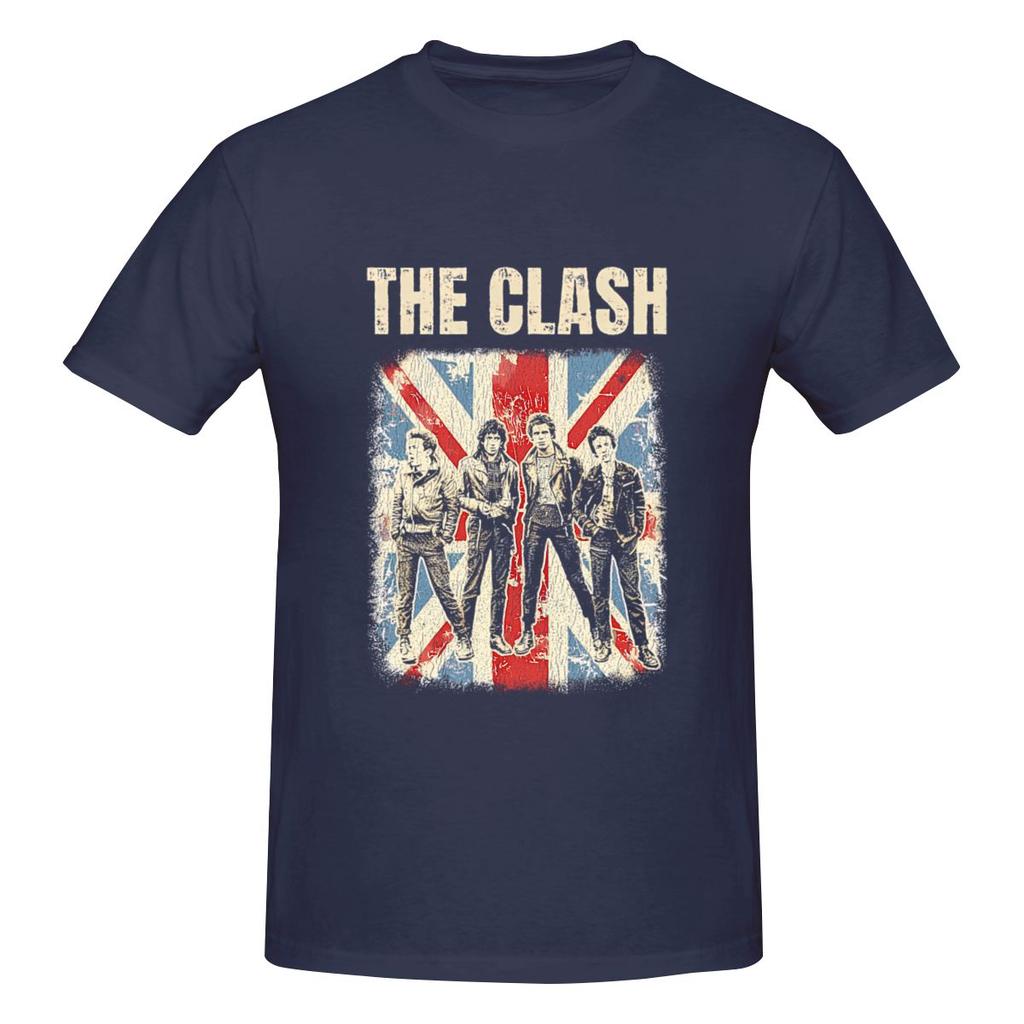 Vintage The Clash Japanese Style Tshirt Artistic And Minimalist Wrinklefree Short Sleeve