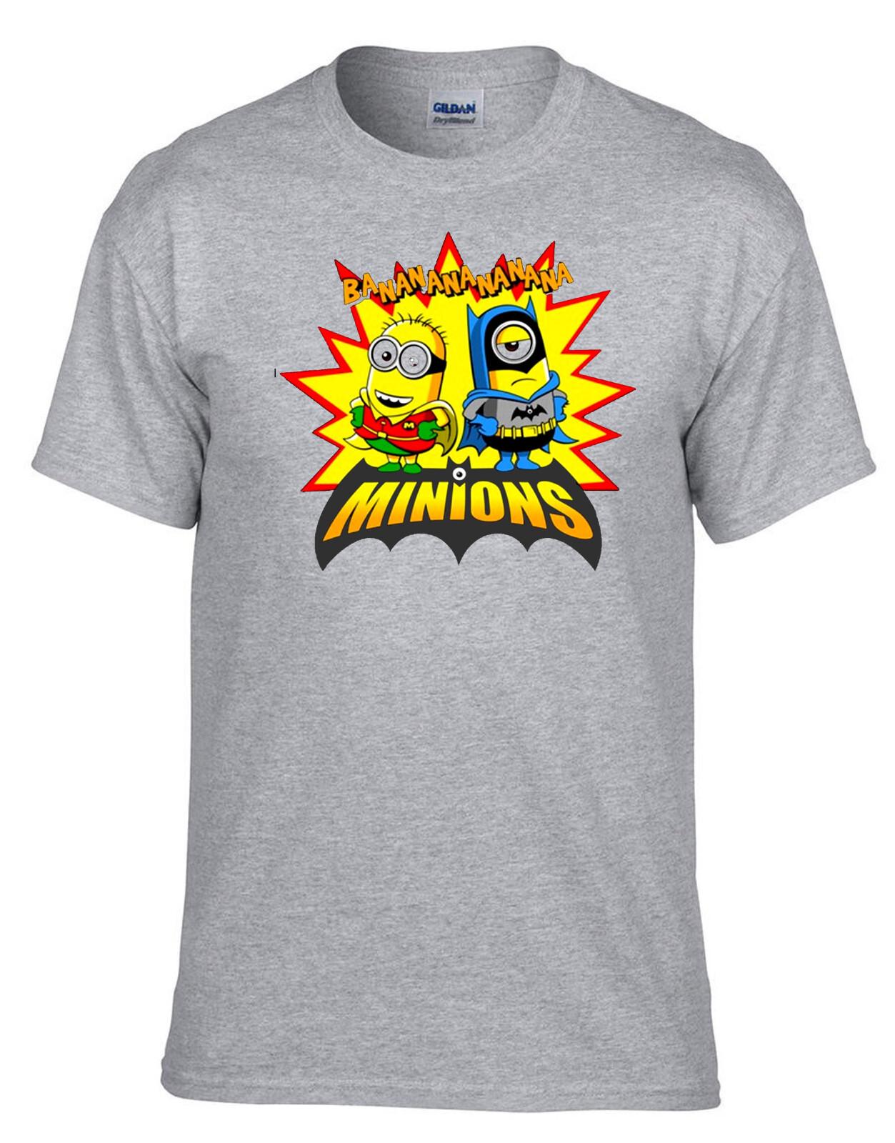 Banana Minions Simple Inecorrigible Grey T-shirt 141Grey S