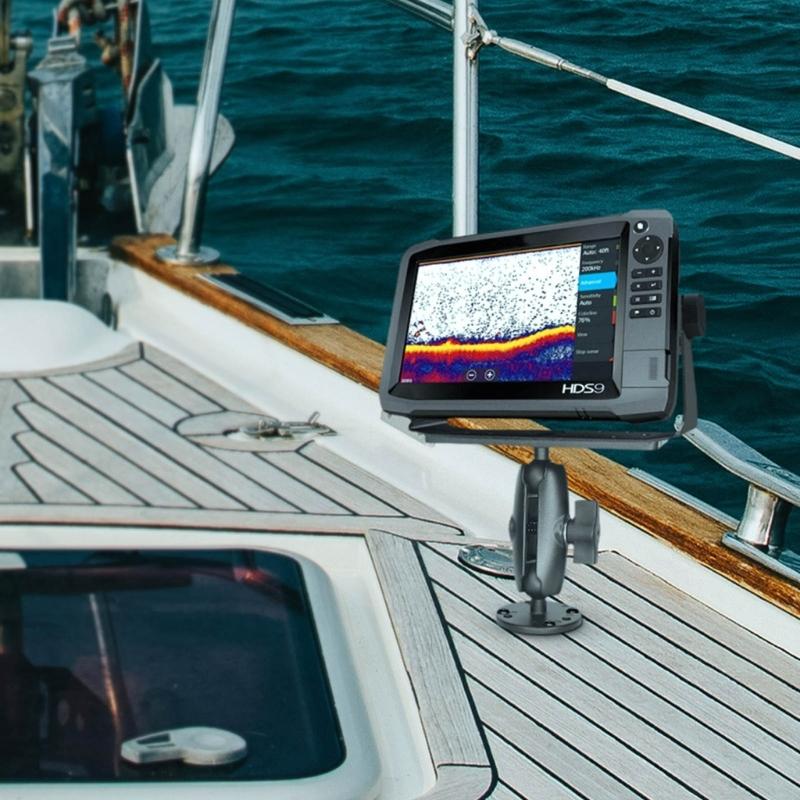 Universal Sonar Device Mount Plastic Metal Mixing Structure Quick Setup Adjustable Positioning Marine Equipment Bracket