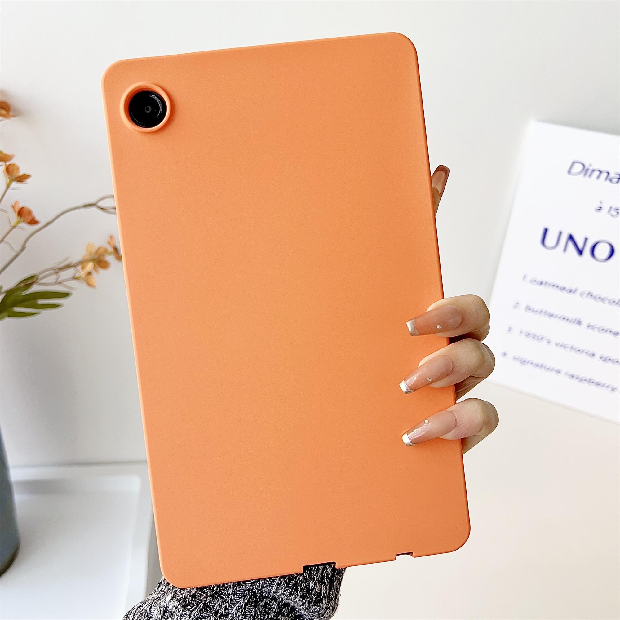 

Для Samsung Galaxy Tab A9 Чехол Прорезиненный ТПУ Чехол для планшета Приятный для кожи Orange