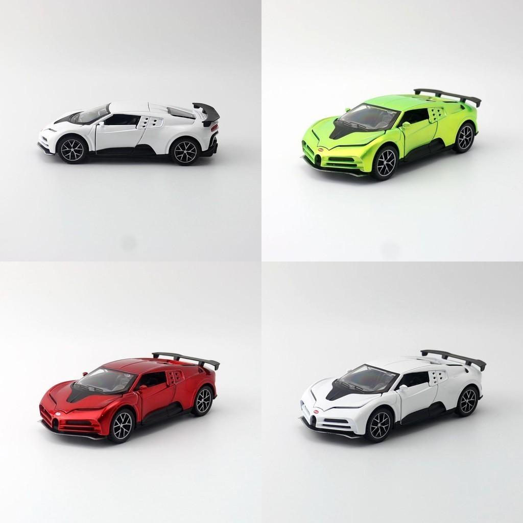 Modèle de Voiture Jouet Bugatti Centodieci en Alliage Échelle 132 Inertielle Portes Ouvrantes Jouet pour Enfants en Vrac