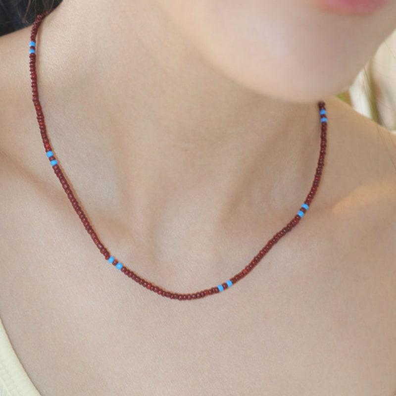 Modernlike Silver 925 Single Loop Bead Necklace