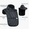 Winter Winddicht Wasserdicht Motorrad Hals Wärmer Fleece Futter Reißverschluss Schulter Wärmer Outdoor Radfahren Warm Schal
