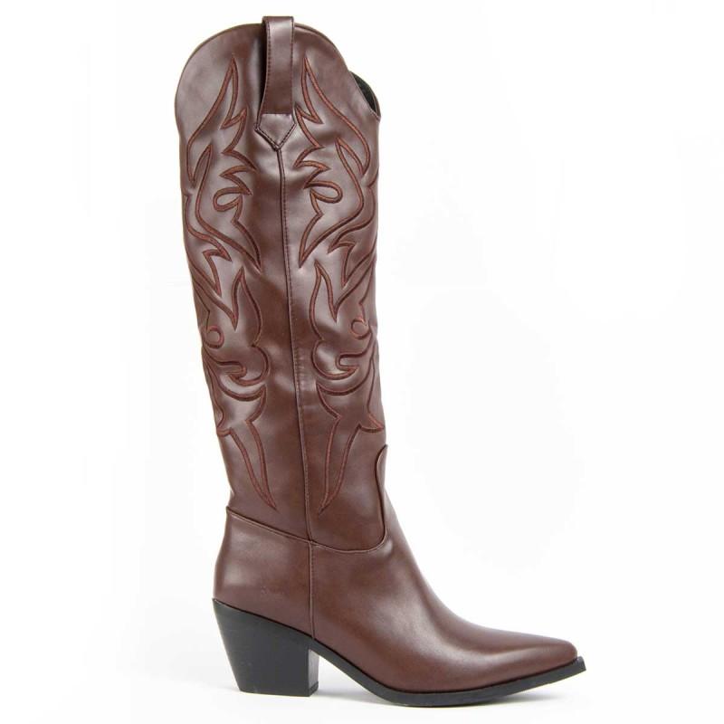 Bota Cowboy Para Mujer. Montevita Botarey 100690