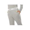 Calvin Klein Letter Minimalist Comfortable Mid Waist Casual Pants Women Bottoms Gray Mixed-Color QS6872-P7A