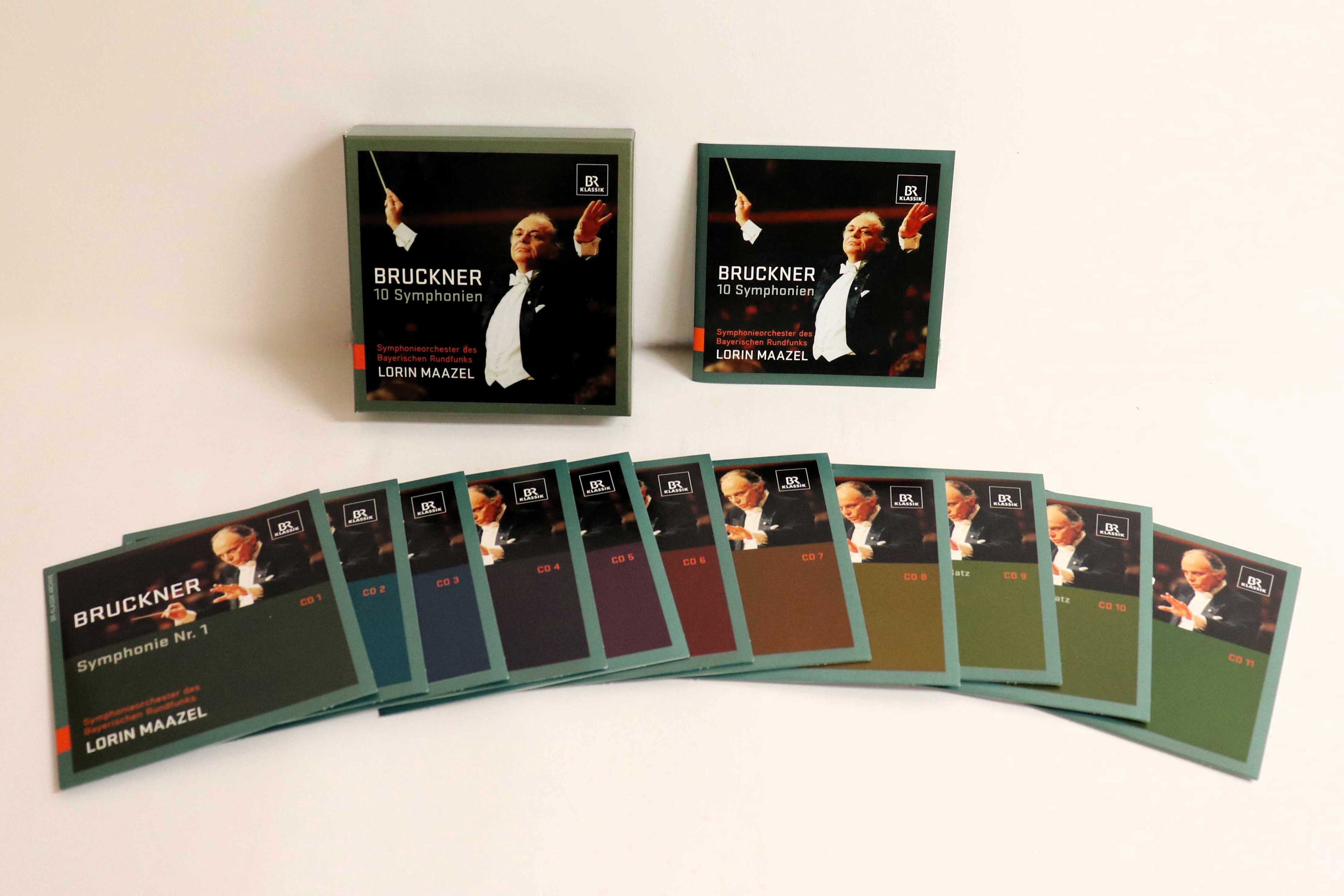 

CD BRUCKNER, LORIN MARZEL; BAVARIAN RA - Bruckner: 10 Symphonies 900711 BR-Klassik 2010 Non Japan Classical Used