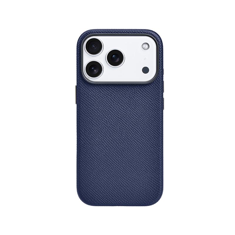 High Texture Business Sle Genuine Leather Case For IPhone 17 Pro Max 17 Air 17 Pro Skin-friendly Magnetic Charge Anti-Drop Cover