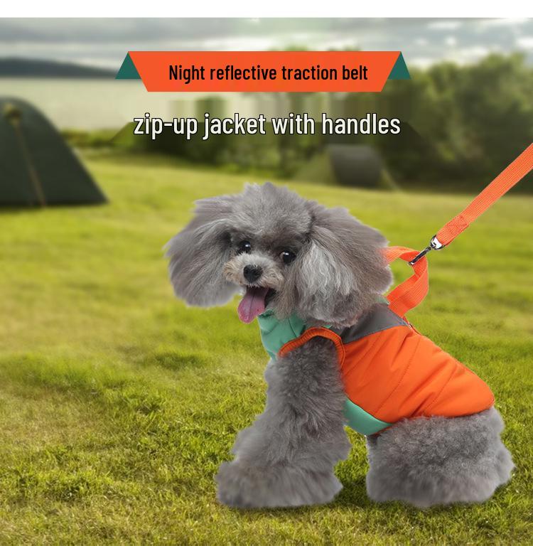 Warm Waterproof Reflective Dog Coat for Small & Medium Dogs