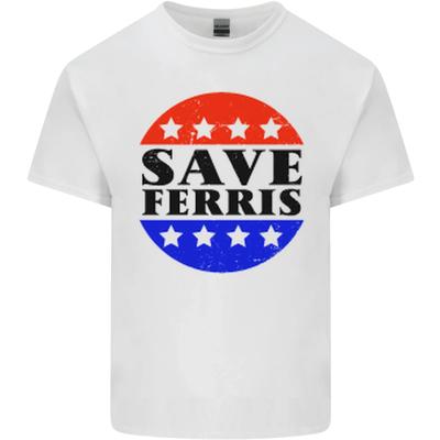 Save Ferris Distressed Funny 80s Movie Kids T-Shirt Childrens