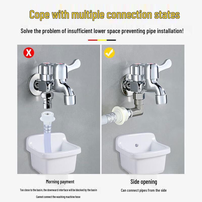 Anica Enjoy Dual Outlet Washing Machine Faucet Diverter