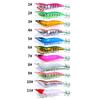 11CM22GLuminous Squid Shrimp Fake Bait Wood Shrimp Lure Bait Bionic Fishing Bait Universal for Freshwater and Saltwater