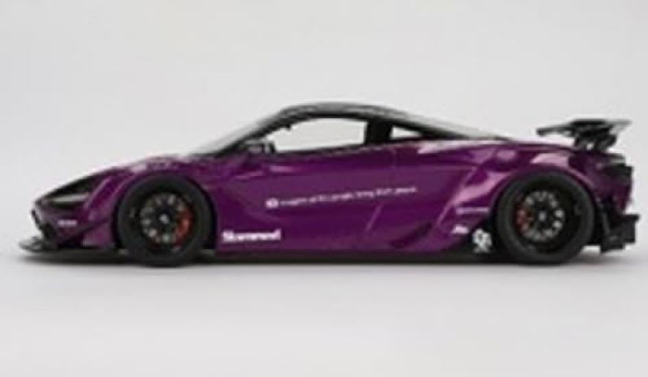 TOP SPEED Scale McLaren 720S Purple Finished Model TS0588 1/18 LBWorks