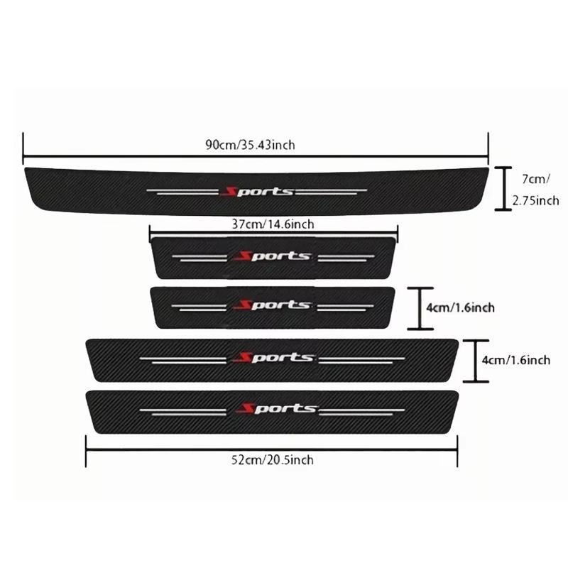 Door Sill Strip For Mazda CX5 CX-5 2024     Car Accessories Threshold Trim Auto Exterior Decoration Stickers