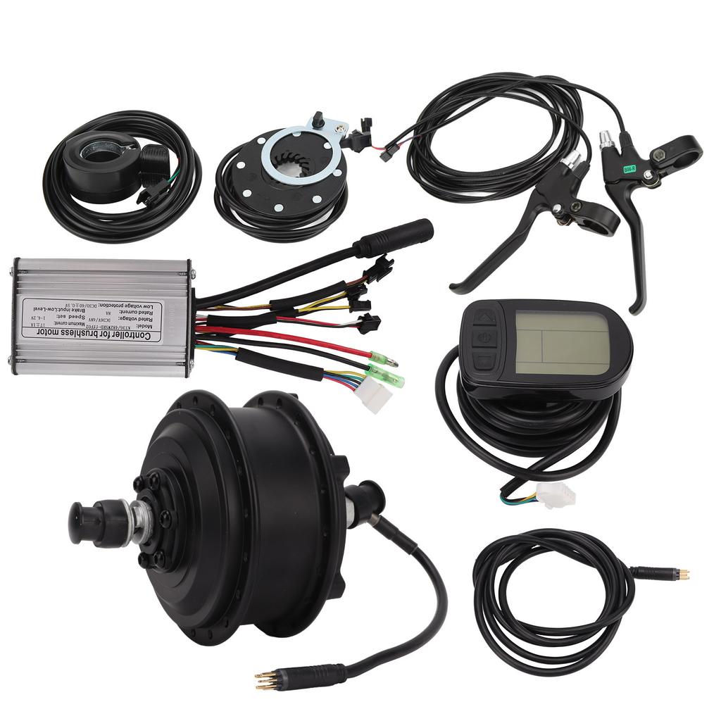 Mountain Bike Conversion Kit 36V 350W Bicycle Modified Front Drive Motor for Mountain Bike Electric BicycleFits 26inch