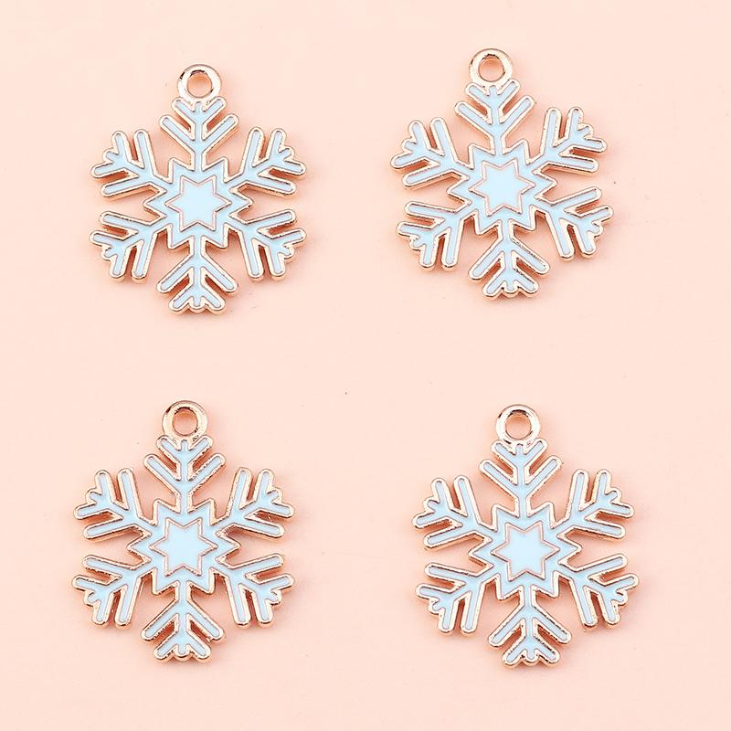 10pcs 15x22mm Cartoon Christmas Charms Enamel Santas Claus Charms Pendants for Jewelry Making DIY Necklace Earrings Accessories