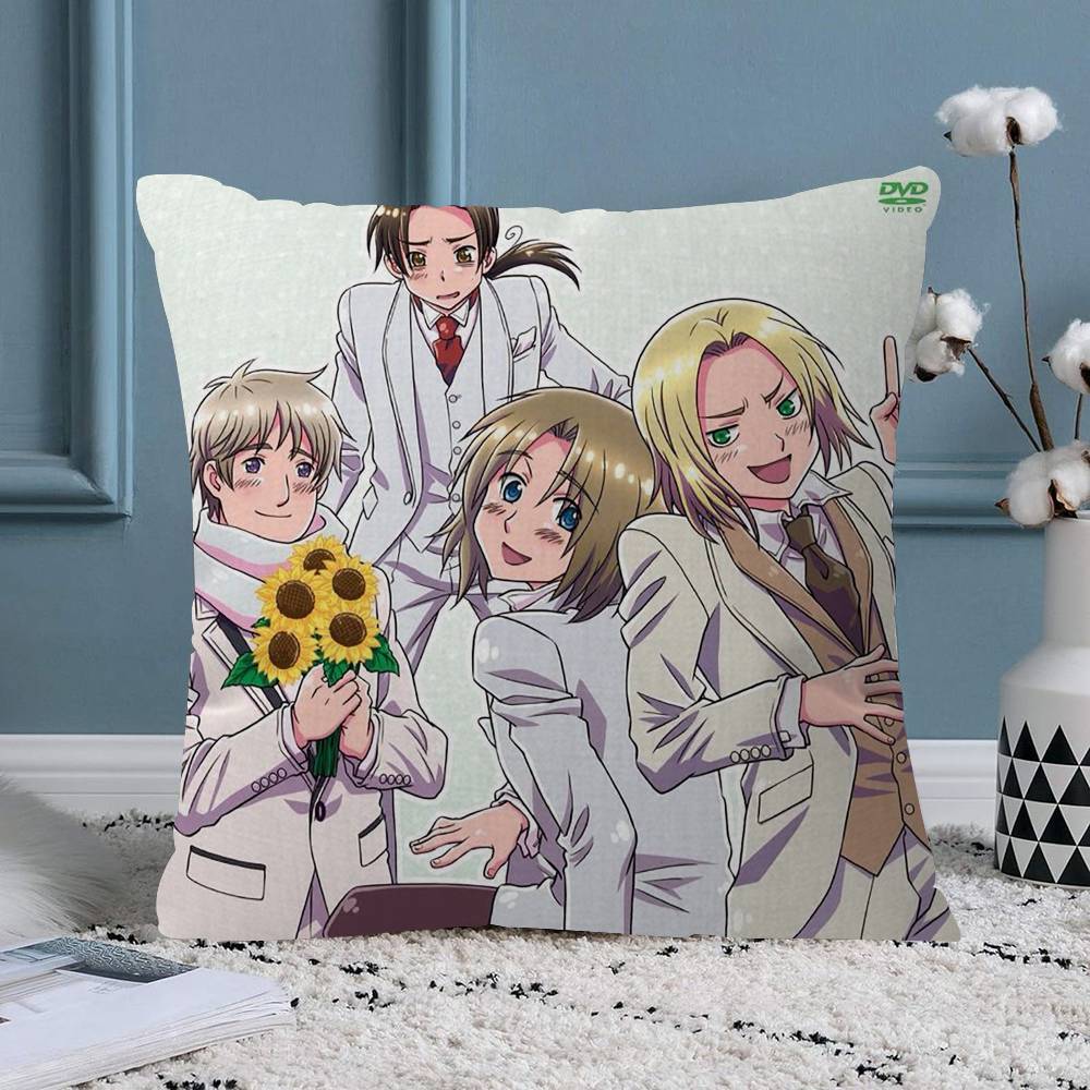Anime Cartoon Hetalia Axis Powers Pillow Anime Pillow Sofa Bed Head Pillow Cover Cushion Cover Fashion