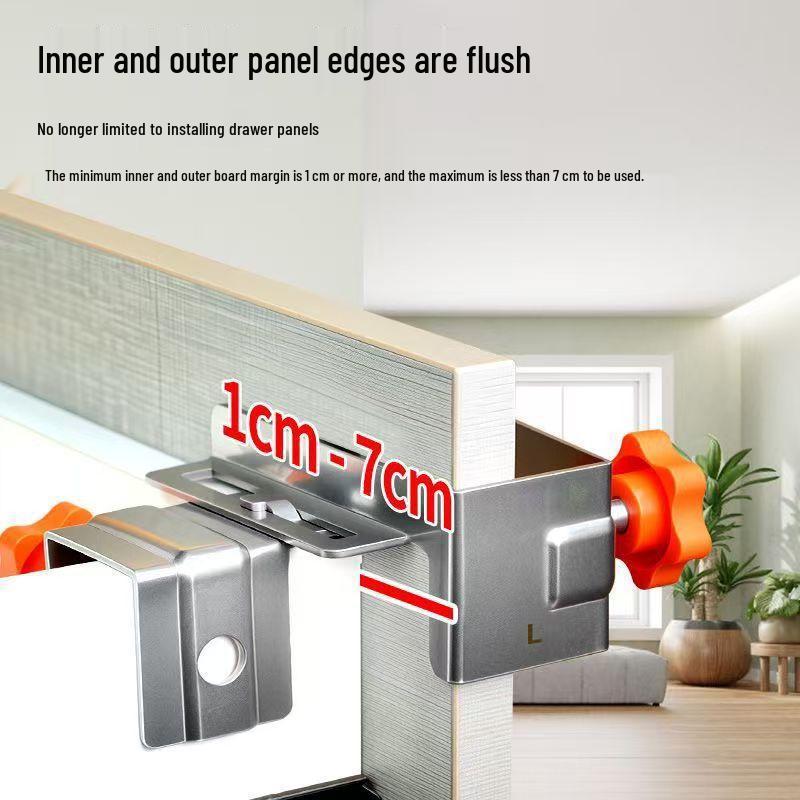 Stainless Steel Drawer Clamp Fixer: Quick Installation and Positioning Tool