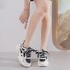 Koreanischer Stil Damen Chunky Sneaker Dicke Sohle Höhenerhöhende Sportschuhe für Studenten Bequem Laufen Freizeitkleidung