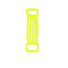 2Pcs Kids Tensioner Toy Stretch TPR Stress Relief Colorful Toddlers Arm Strength Training Resistance Band Decompression Expander Rope Toy