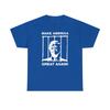 Karykatura Polityczna Trump Make America Great Again T-shirt Bluzki Koszulka, Koszulka Unisex, Więzienie