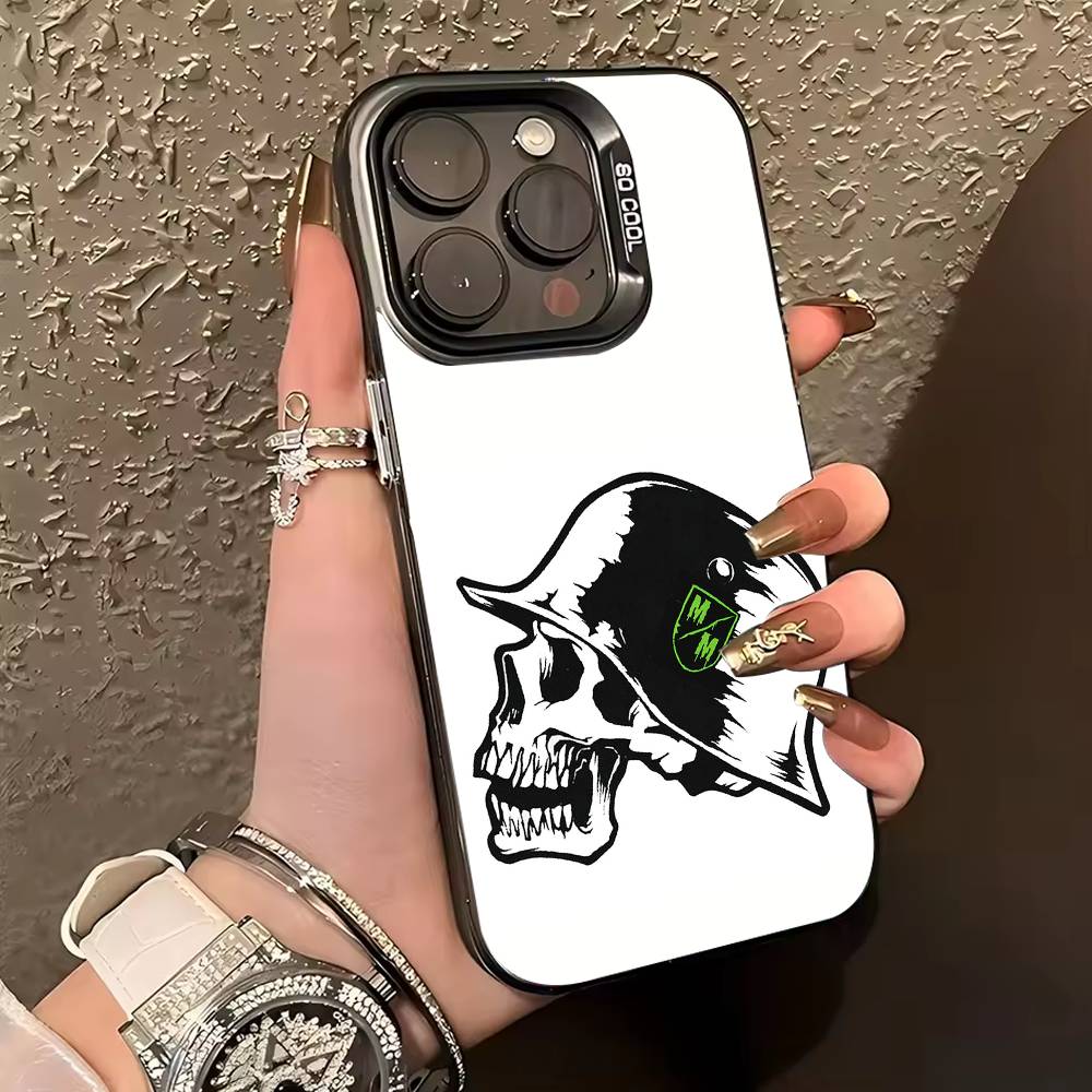 

M-Motocross M-Metal Mulisha Phone Case For iPhone 17,16,15,14,13,12,11 Plus,Pro Max,XS,Colored silver phone case iPhone17PRO