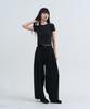 Yuseuteule Chest Pocket Short Sleeve T-Shirt (Black)