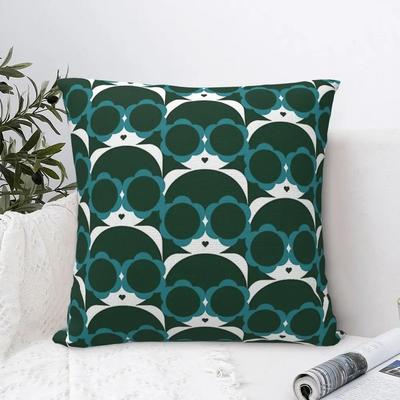Orla Kiely Blumen Vintage Kissenbezug Bedruckter Polyester Kissenbezug Deko Zierkissenbezug Zuhause Quadratisch