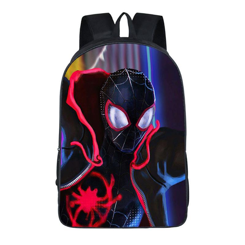 Spider-Man Backpack Elementary And Secondary School School Bag Large Capacity Cartoon Anime Boys Backpack Superman Spider-Man
