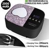 UV LED Nail Lamp Kit, Fast Curing, 4 Timer Settings, Cordless Rechargeable for Gel Polish Manicure & Pedicure