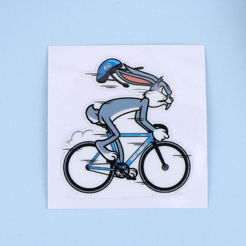 

Crazy Rabbit Cycling Bicycle Stickers For Bicycle Frame Top Tube Diy Waterproof Cycling Stickers Mtb Road Bikes Frames Stickers A1