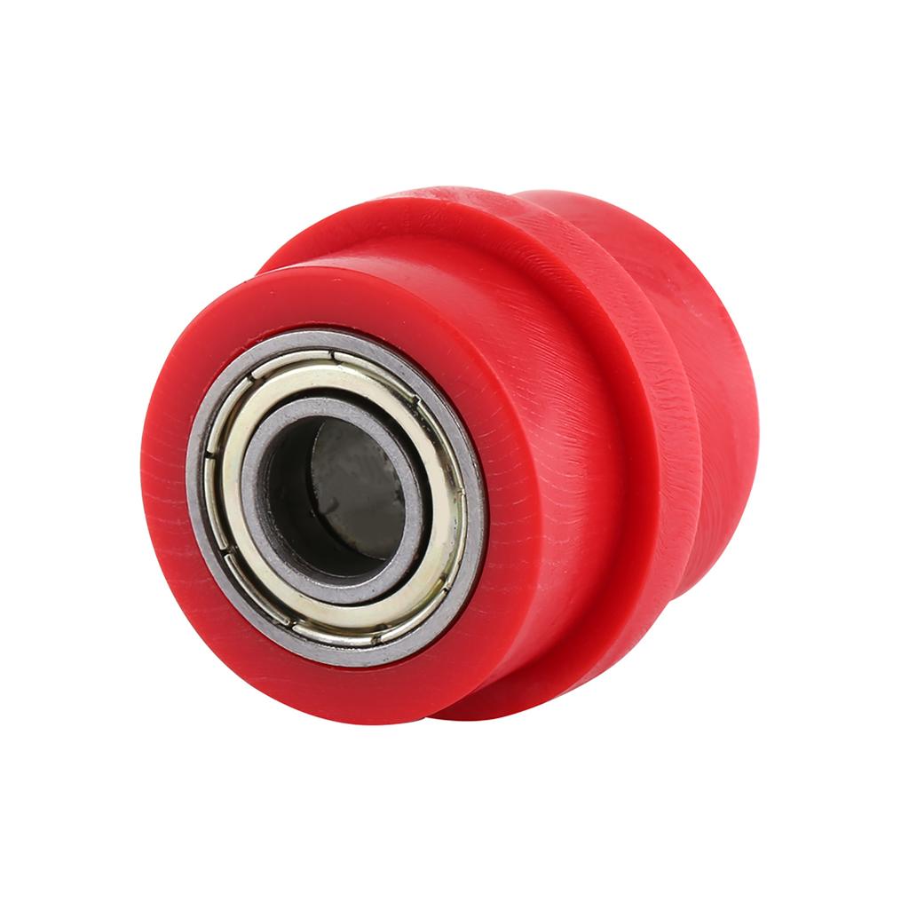 10mm Drive Chain Pulley Roller Slider Tensioner Wheel Guide For Street Bike Motorcycle ATV Red