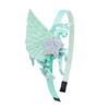 Mädchen Stirnband Dreidimensional Leicht Unicorn Wings Design Stirnband mit Pailletten Stern Dekoration Auftritte Halloween Kostüm Haar Accessoire