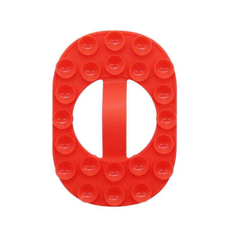 Double Side Silicone Pad For Mobile Phone Fixture Suction Cup Backed Adhesive Silicone Rubber Sucker Pad For Fixed Pad