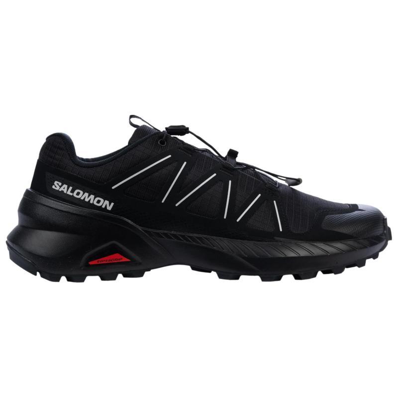 SALOMON Abrasion Resistant Low Top Trail Running Shoes Men's Black Gray Sneakers 475145