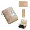 Compact Wallet Card Organizer With Pu Material And Anime Pattern For Casual Carry