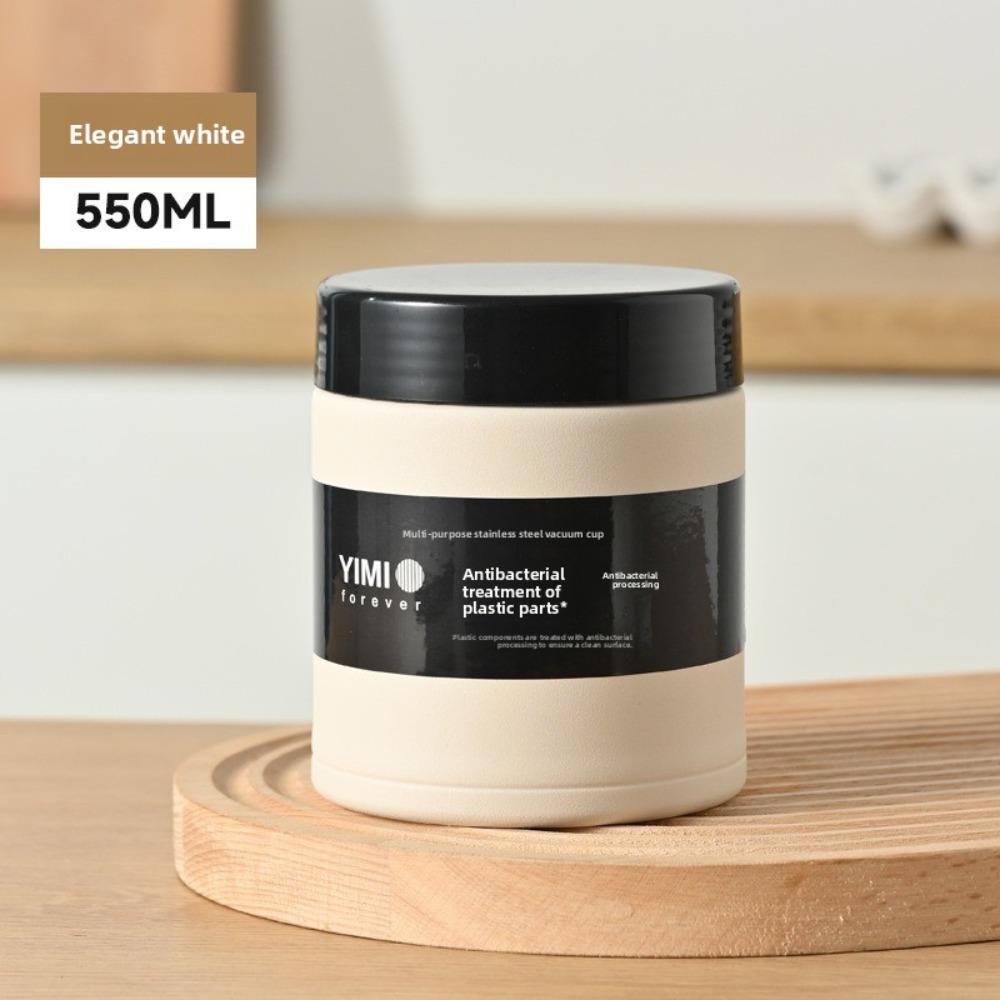 

Large-mouth Insulated Lunch Box Leak-Proof Stainless Steel Tremella Soup Jar Porridge and Bird s Nest Stewing Pot Vacuum Flask