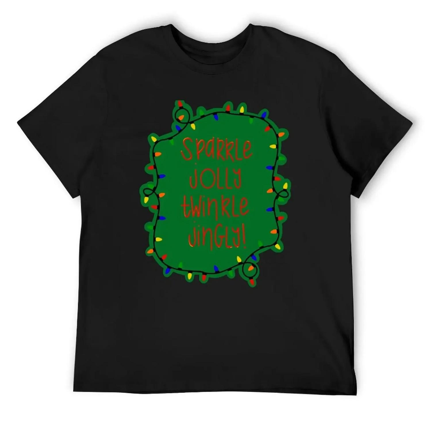 Sparklejollytwinklejingly - Elf T-Shirt anime stuff tops anime clothes anime shirts men S чёрный