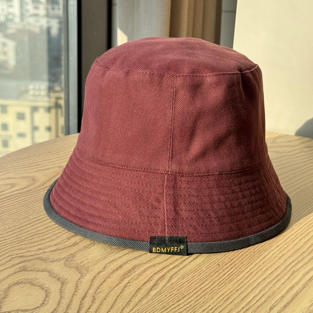 New style fisherman hat for women, casual and versatile for travel, makes the face look smaller, with a deep soft top, large head circumference