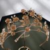Bridal jewelry Baroque bridal crown retro headdress pearl hairpin wedding dress accessories