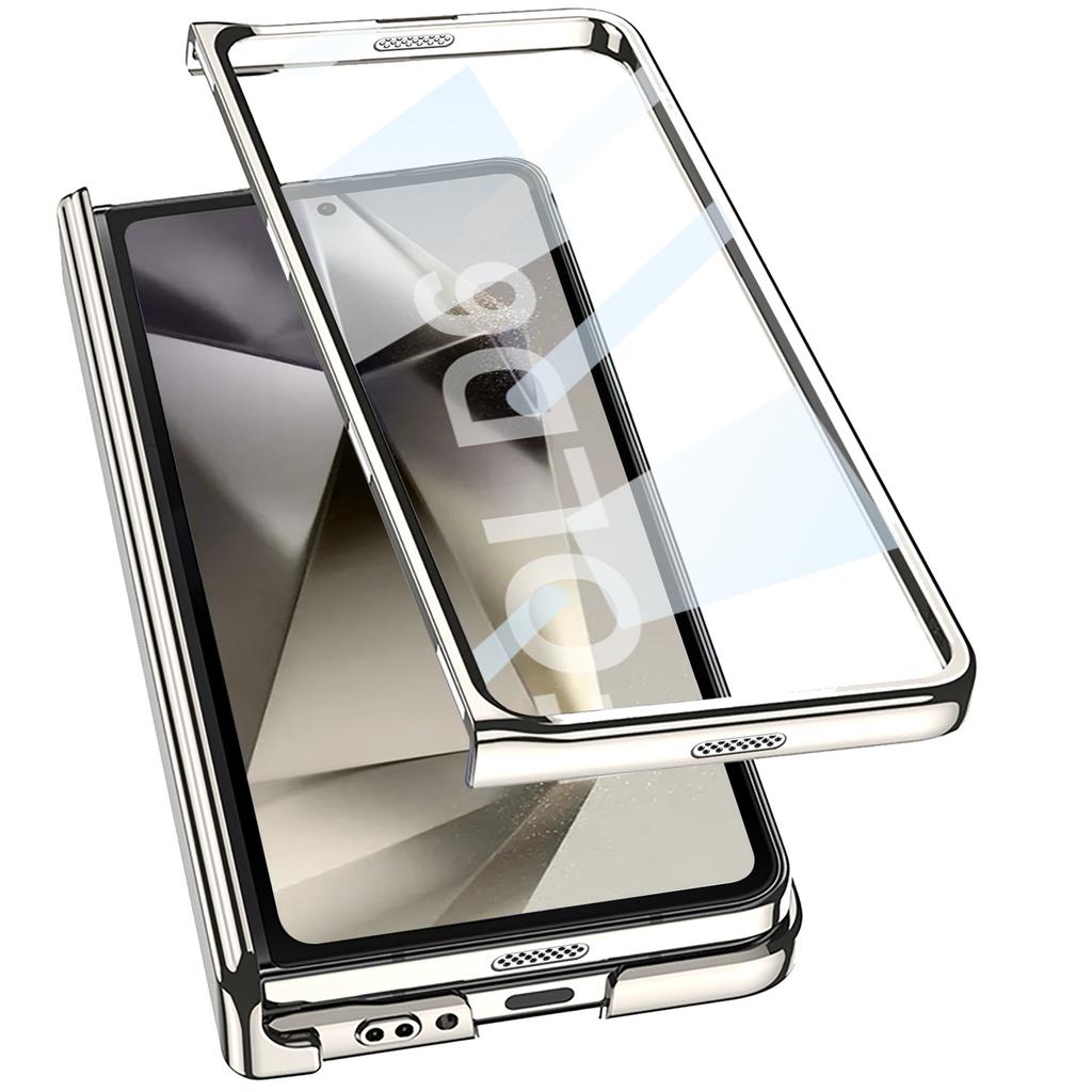 Samsung Fold6 Mobile Phone Case Folding Screen Film Magnetic Absorption Axis Phantom Transparent 5G Anti Fall Ultra Thin Fashion