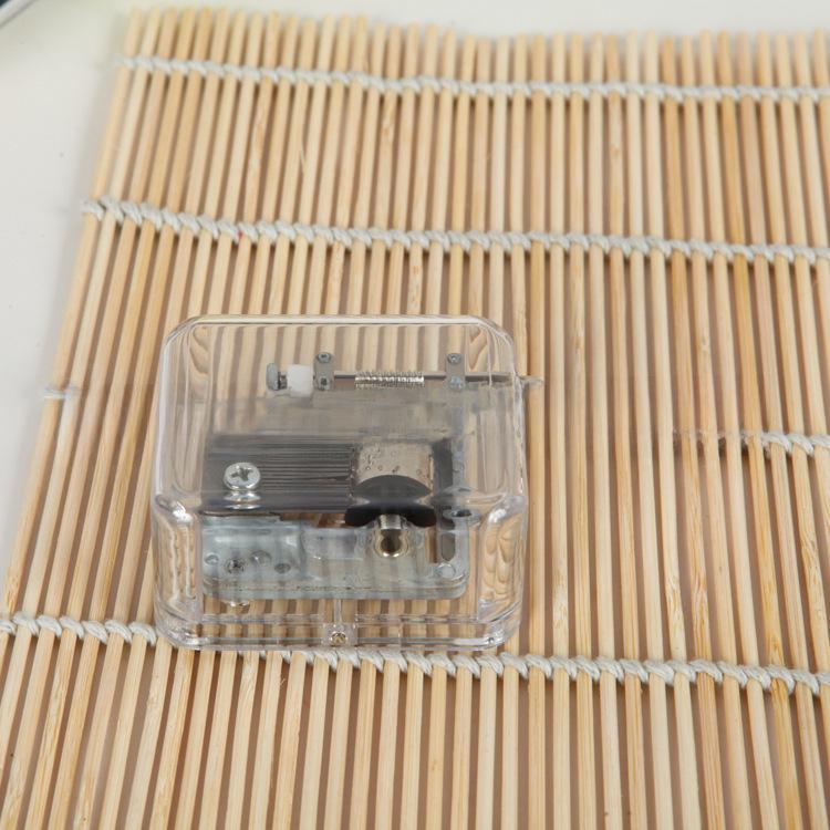 Hand-Cranked Acrylic Music Box, DIY Craft Toy, Student Creative Gift, Ornament.